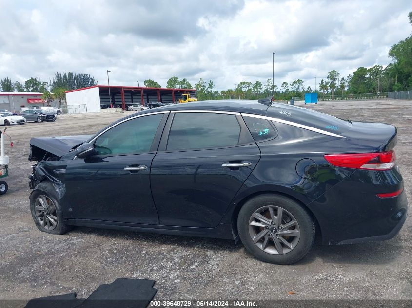 2020 Kia Optima Lx VIN: 5XXGT4L37LG401325 Lot: 39648729