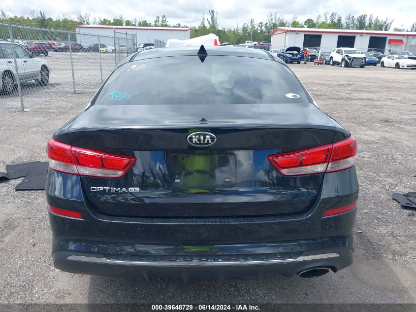2020 Kia Optima Lx VIN: 5XXGT4L37LG401325 Lot: 39648729