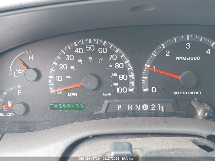 2000 Ford F-150 Lariat/Work Series/Xl/Xlt VIN: 1FTRX17W7YNA94394 Lot: 39648730