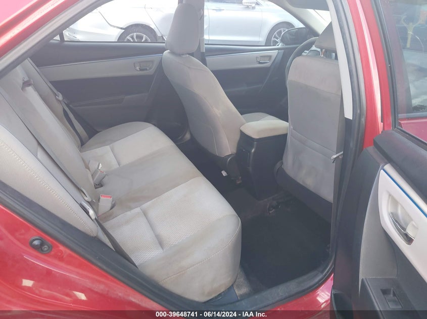 2015 Toyota Corolla Le VIN: 2T1BURHE8FC376901 Lot: 39648741