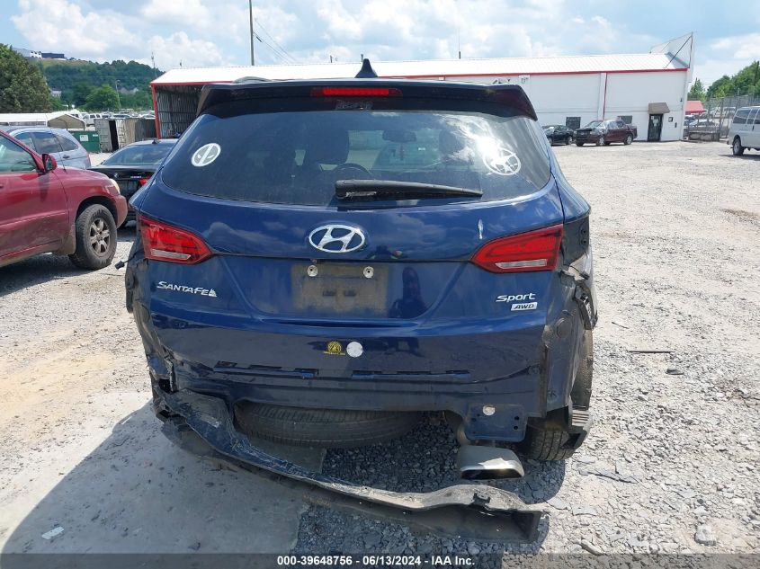 2017 HYUNDAI SANTA FE SPORT 2.4L - 5XYZUDLB3HG462669