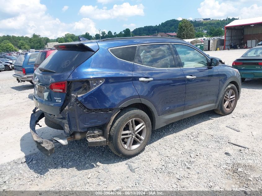 2017 Hyundai Santa Fe Sport 2.4L VIN: 5XYZUDLB3HG462669 Lot: 39648756