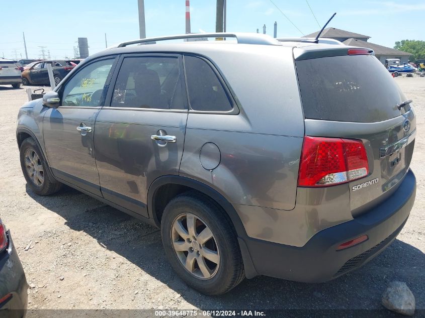 2012 Kia Sorento Lx VIN: 5XYKT3A62CG265389 Lot: 39648775