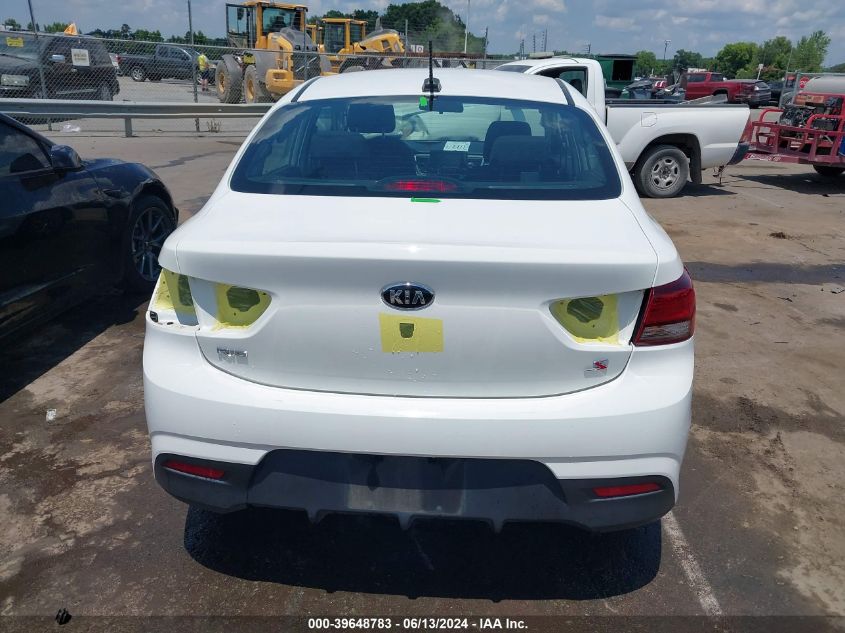 2020 Kia Rio S VIN: 3KPA24AD6LE338649 Lot: 39648783