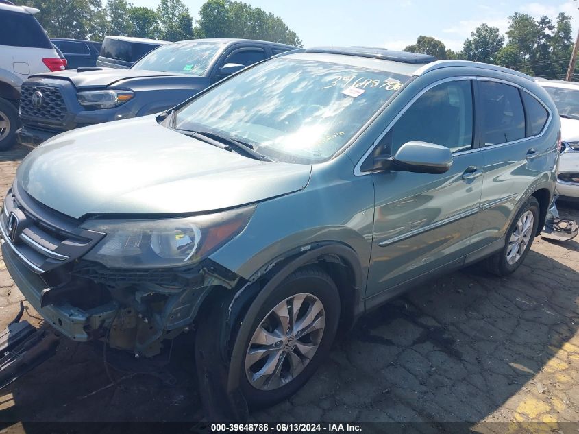 2012 Honda Cr-V Exl VIN: 2HKRM3H72CH513692 Lot: 39648788