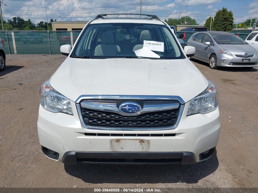 2016 Subaru Forester 2.5I Premium VIN: JF2SJAFC1GH406234 Lot: 39648805