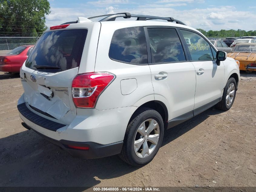 2016 Subaru Forester 2.5I Premium VIN: JF2SJAFC1GH406234 Lot: 39648805