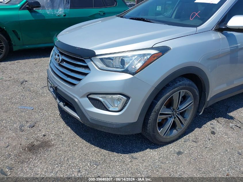 2015 Hyundai Santa Fe Limited VIN: KM8SR4HF8FU104313 Lot: 39648807