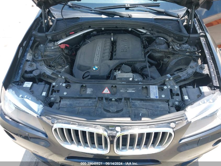 2014 BMW X3 xDrive35I VIN: 5UXWX7C55E0E82463 Lot: 39648821