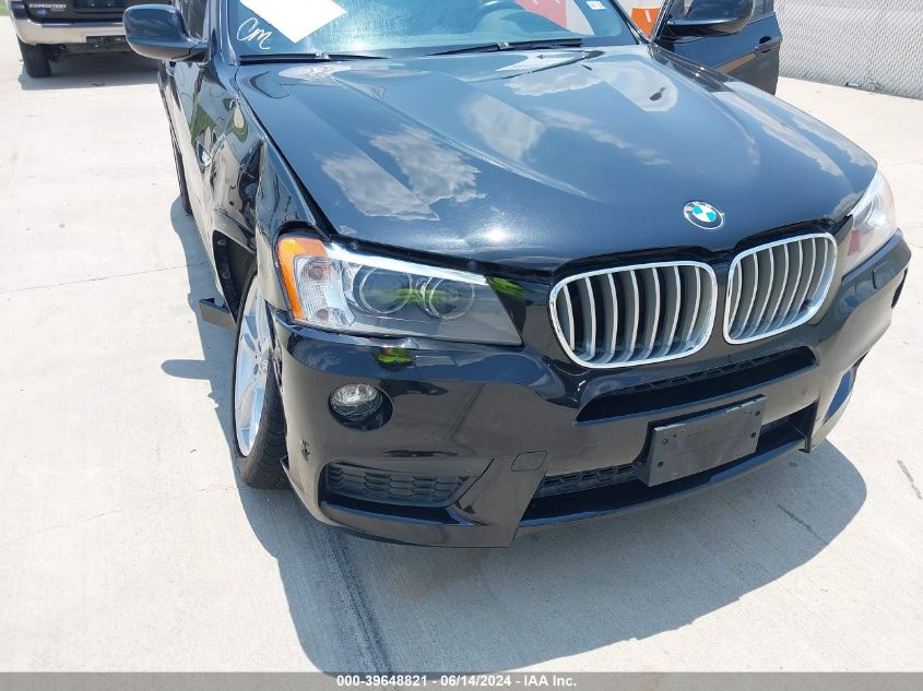 2014 BMW X3 xDrive35I VIN: 5UXWX7C55E0E82463 Lot: 39648821