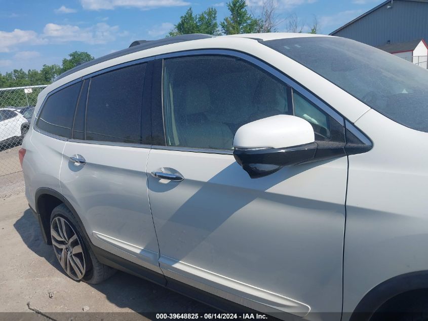 2016 Honda Pilot Touring VIN: 5FNYF6H9XGB089353 Lot: 39648825