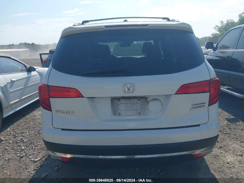 2016 Honda Pilot Touring VIN: 5FNYF6H9XGB089353 Lot: 39648825