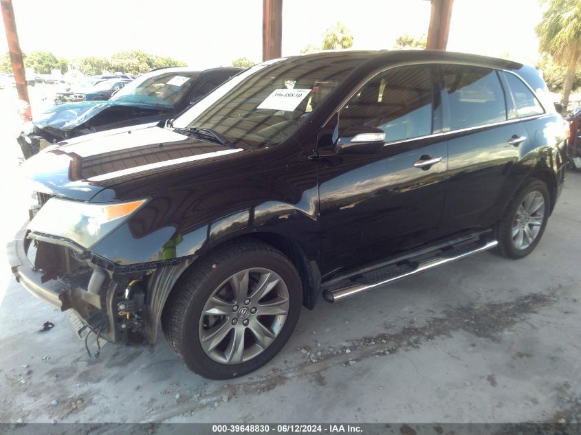 2013 Acura Mdx Advance Package VIN: 2HNYD2H65DH524591 Lot: 39648830