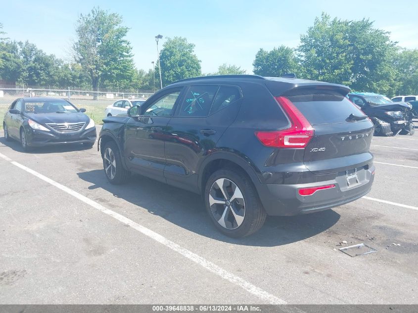 2024 Volvo Xc40 B5 Plus Dark Theme VIN: YV4L12UL9R2319129 Lot: 39648838