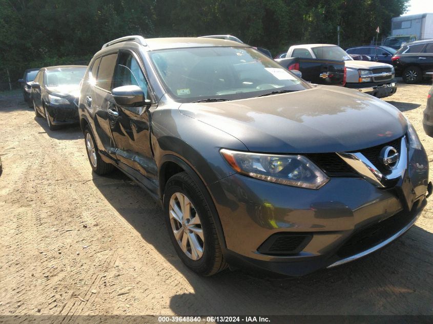 2014 Nissan Rogue Sv VIN: 5N1AT2MV3EC854110 Lot: 39648840