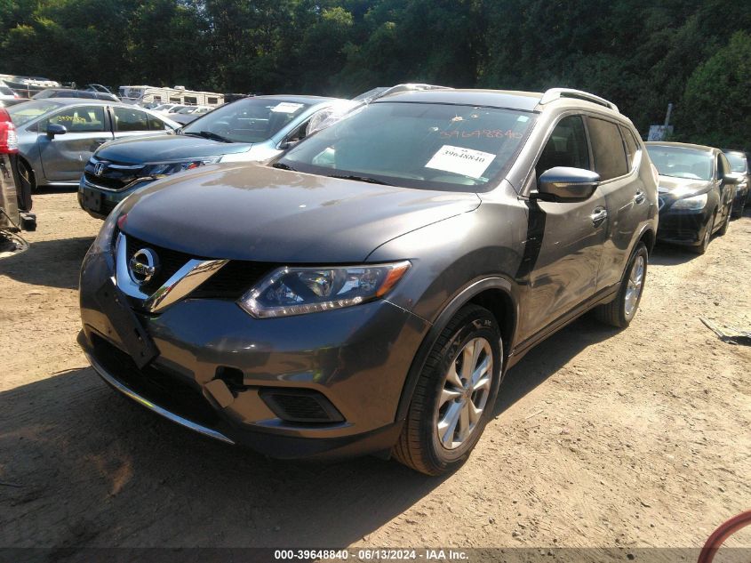 2014 Nissan Rogue Sv VIN: 5N1AT2MV3EC854110 Lot: 39648840