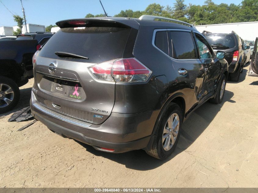 2014 Nissan Rogue Sv VIN: 5N1AT2MV3EC854110 Lot: 39648840