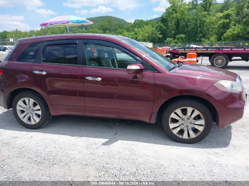 2011 Acura Rdx VIN: 5J8TB2H26BA005551 Lot: 39648844