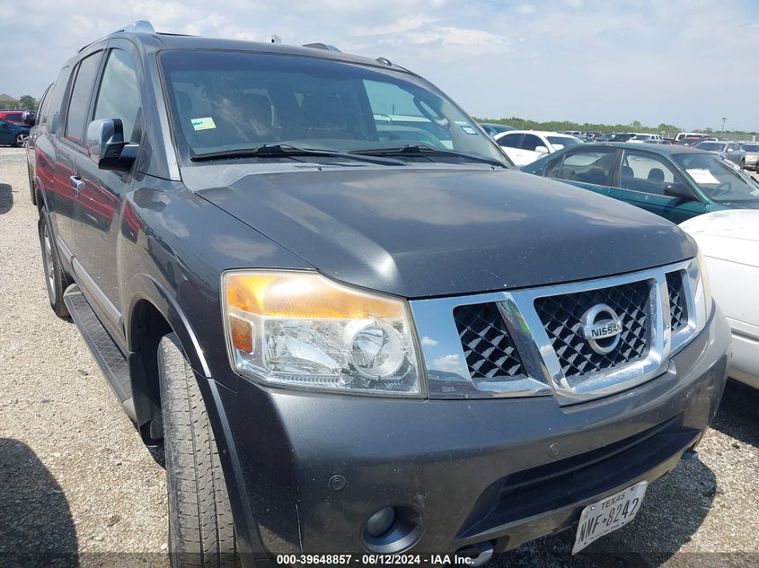2012 Nissan Armada Platinum VIN: 5N1BA0NE2CN606946 Lot: 39648857