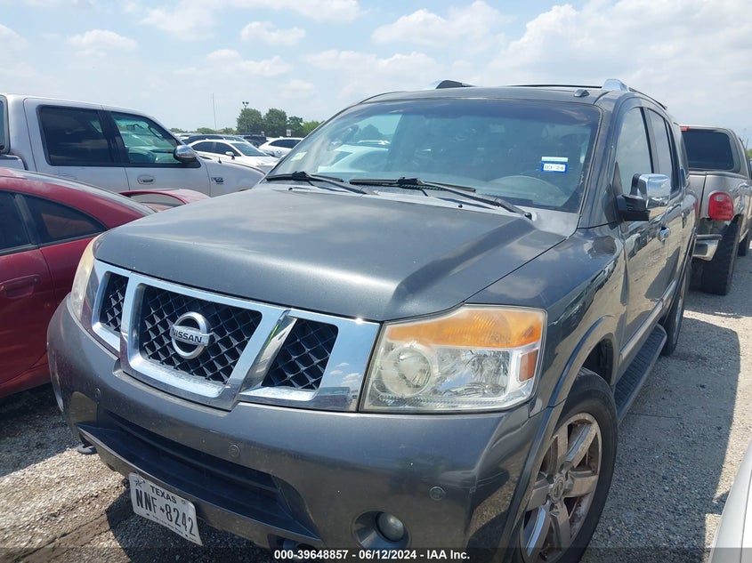 2012 Nissan Armada Platinum VIN: 5N1BA0NE2CN606946 Lot: 39648857