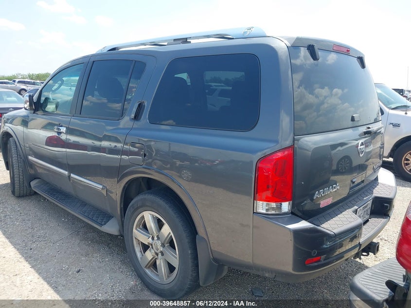 2012 Nissan Armada Platinum VIN: 5N1BA0NE2CN606946 Lot: 39648857