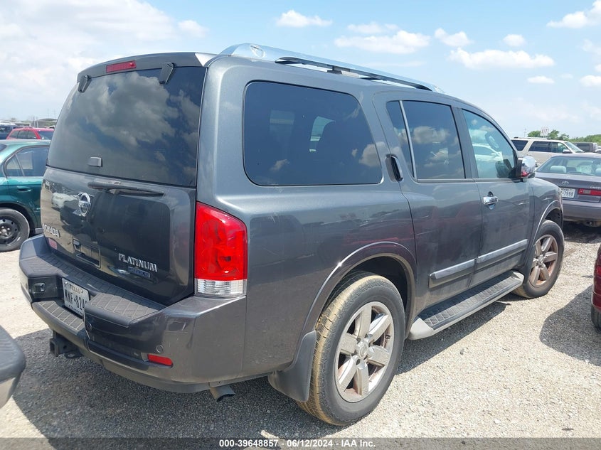 2012 Nissan Armada Platinum VIN: 5N1BA0NE2CN606946 Lot: 39648857
