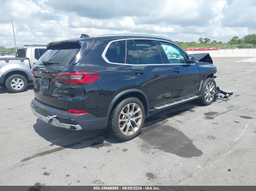 2023 BMW X5 Sdrive40I VIN: 5UXCR4C04P9P51287 Lot: 39648893