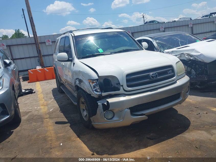 2003 Toyota Sequoia Sr5 V8 VIN: 5TDZT34A73S161823 Lot: 39648909