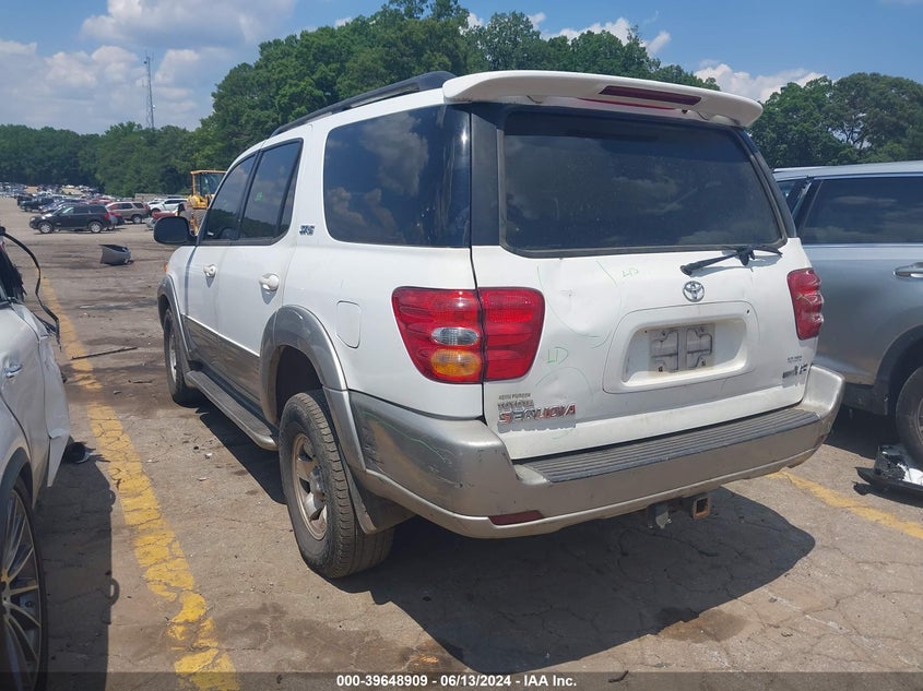 2003 Toyota Sequoia Sr5 V8 VIN: 5TDZT34A73S161823 Lot: 39648909