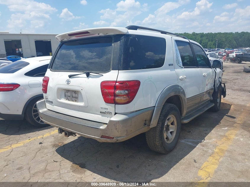 2003 Toyota Sequoia Sr5 V8 VIN: 5TDZT34A73S161823 Lot: 39648909
