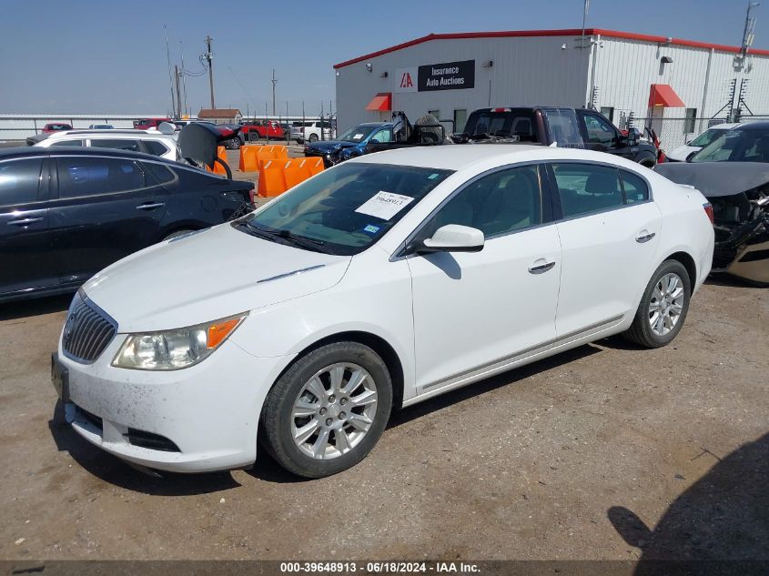 2013 Buick Lacrosse VIN: 1G4GA5ER7DF196954 Lot: 39648913