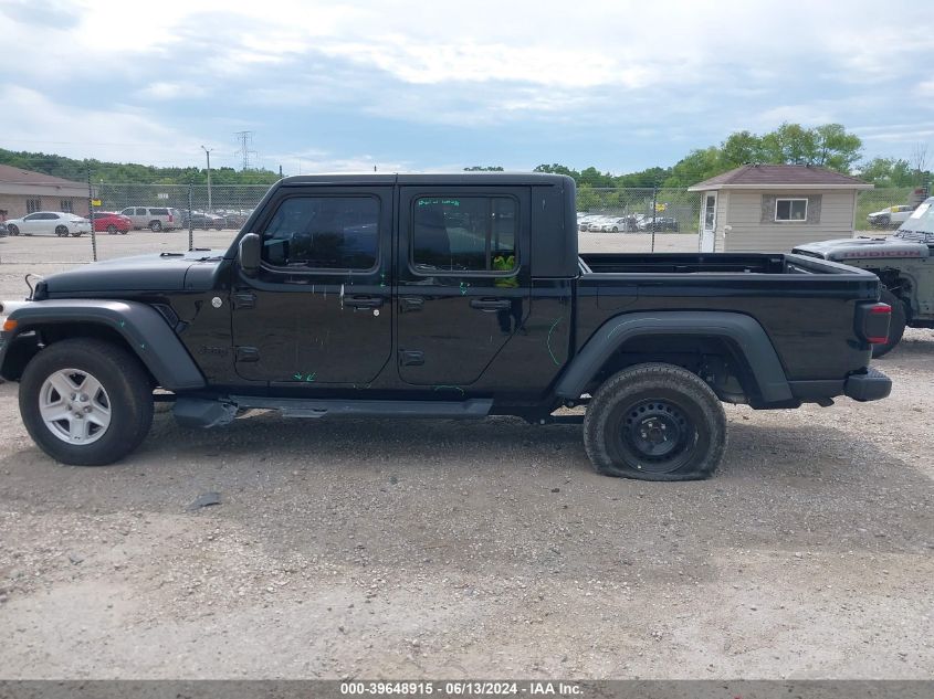 2020 Jeep Gladiator Sport S 4X4 VIN: 1C6HJTAG9LL197094 Lot: 39648915