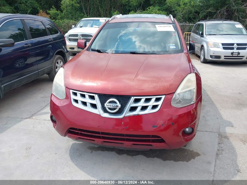 2012 Nissan Rogue Sv W/Sl Pkg VIN: JN8AS5MT2CW296628 Lot: 39648930