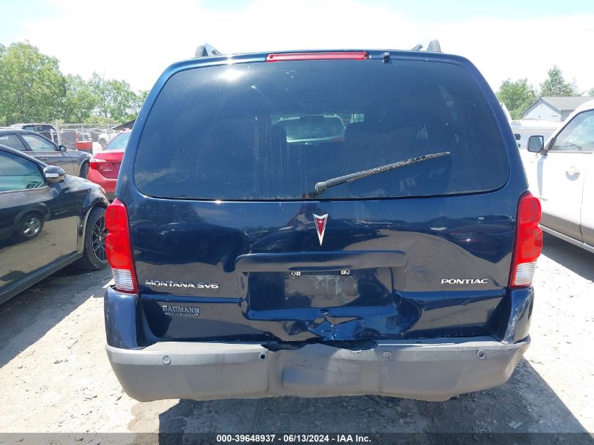 2006 Pontiac Montana Sv6 VIN: 1GMDV33L56D187811 Lot: 39648937