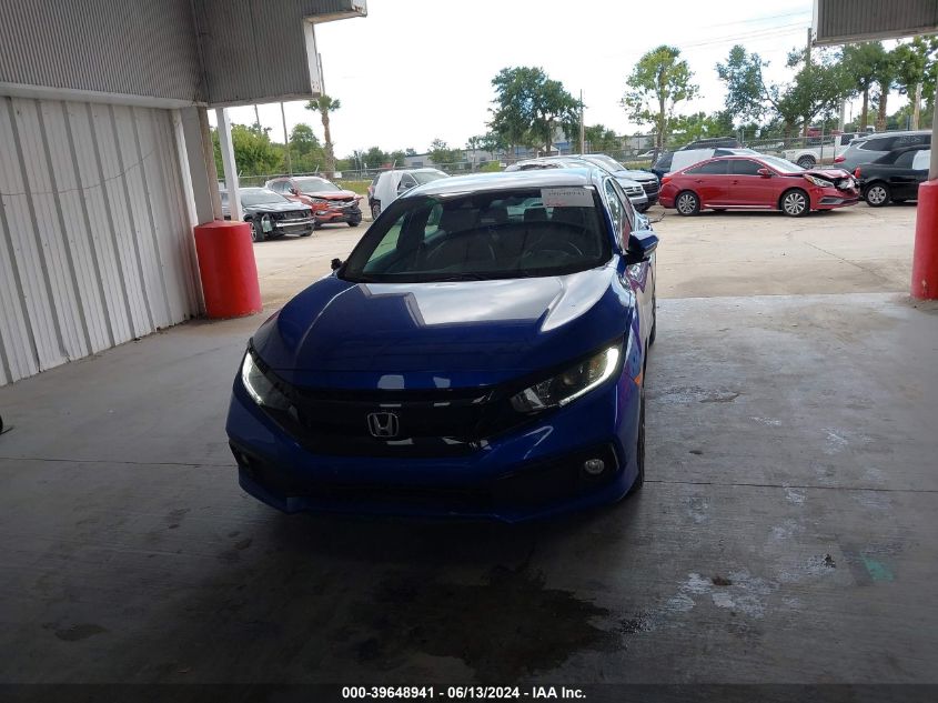 2020 Honda Civic Sport VIN: 19XFC2F86LE027760 Lot: 39648941