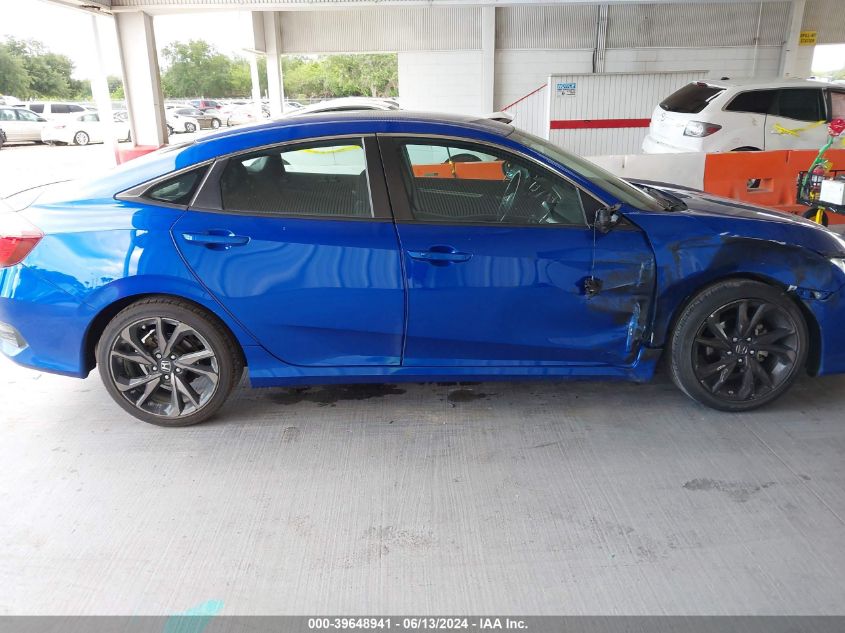 2020 Honda Civic Sport VIN: 19XFC2F86LE027760 Lot: 39648941