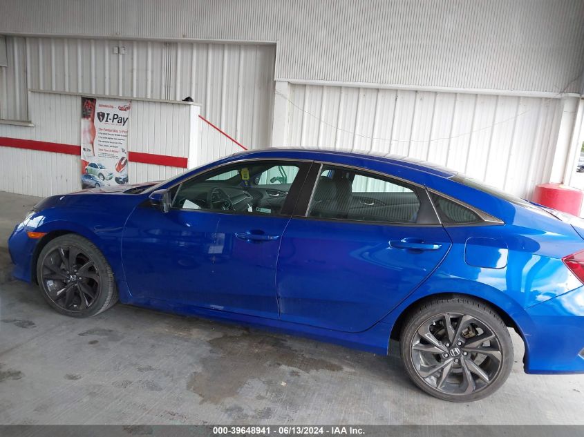 2020 Honda Civic Sport VIN: 19XFC2F86LE027760 Lot: 39648941