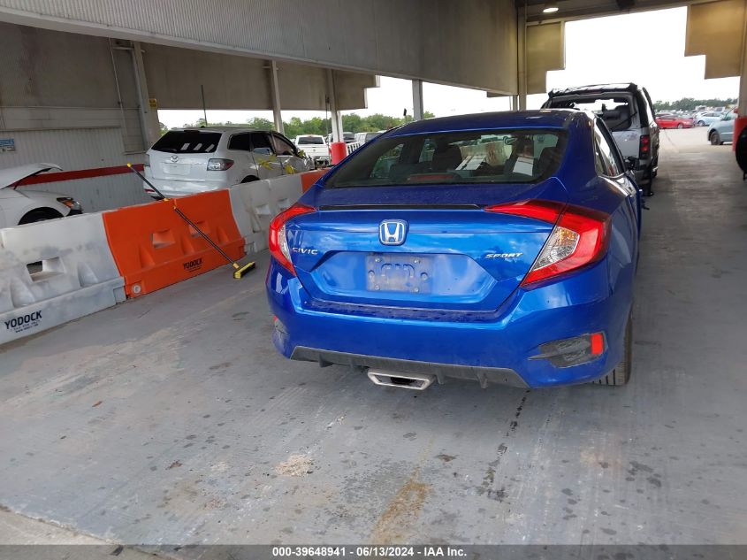 2020 Honda Civic Sport VIN: 19XFC2F86LE027760 Lot: 39648941