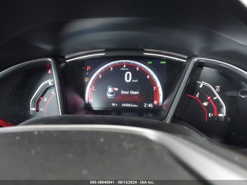 2020 Honda Civic Sport VIN: 19XFC2F86LE027760 Lot: 39648941