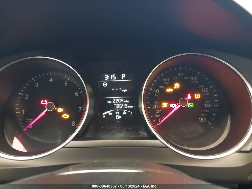 2017 Volkswagen Jetta 1.4T S VIN: 3VW2B7AJ2HM216585 Lot: 39648967