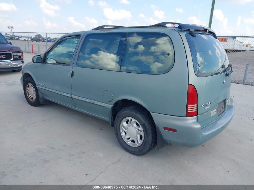 1996 Nissan Quest Xe/Gxe VIN: 4N2DN11WXTD846755 Lot: 39648975