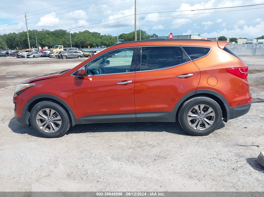 2013 Hyundai Santa Fe Sport VIN: 5XYZU3LB1DG046057 Lot: 39648996