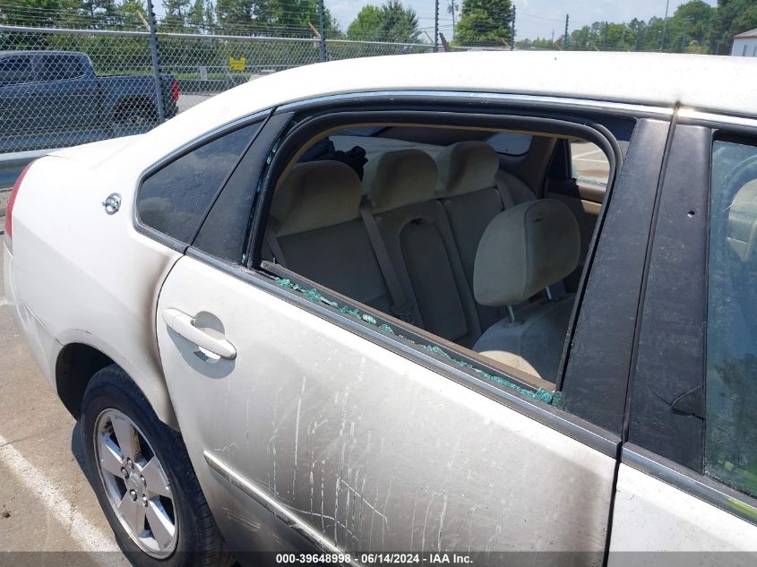 2006 Chevrolet Impala Lt VIN: 2G1WT58K369376736 Lot: 39648998