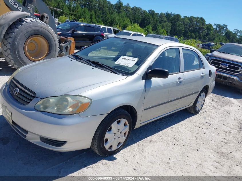 1NXBR32EX3Z184011 | 2003 TOYOTA COROLLA