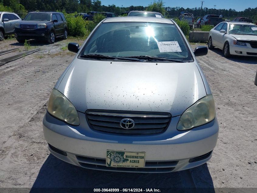 2003 Toyota Corolla Ce VIN: 1NXBR32EX3Z184011 Lot: 39648999