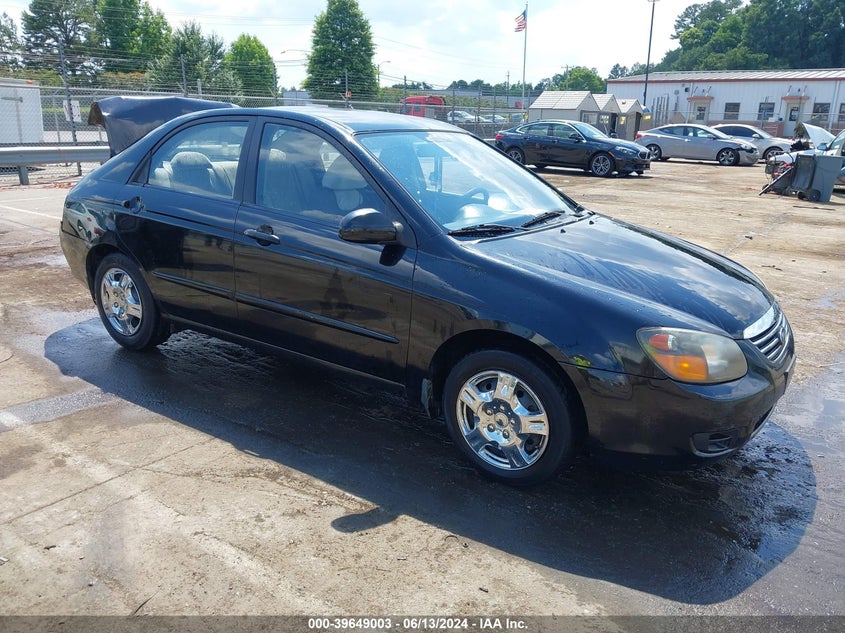 2009 Kia Spectra Lx VIN: KNAFE221095647332 Lot: 39649003