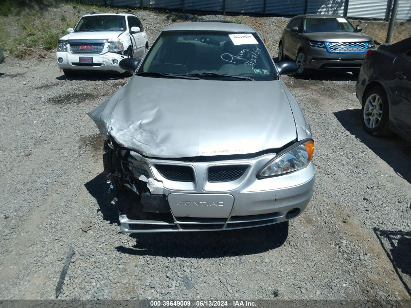 2004 Pontiac Grand Am Se VIN: 1G2NE52F44C201706 Lot: 39649009