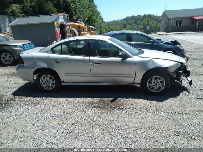 2004 Pontiac Grand Am Se VIN: 1G2NE52F44C201706 Lot: 39649009