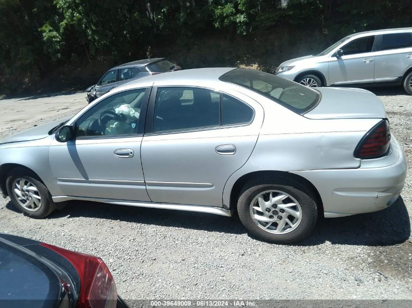 2004 Pontiac Grand Am Se VIN: 1G2NE52F44C201706 Lot: 39649009