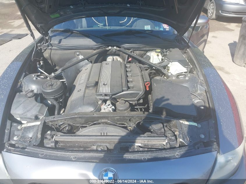 2005 BMW Z4 3.0I VIN: 4USBT535X5LU09885 Lot: 39649022